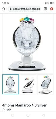 mamaroo silver plush