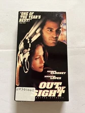 1998 OUT OF SIGHT George Clooney VHS Tape, COMPLETE/TESTED SEE PHOTOS (VHS9)