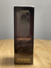 Tom Ford Traceless Foundation Broad Spectrum SPF 15 1oz 30ml 12 Chestnut NIB