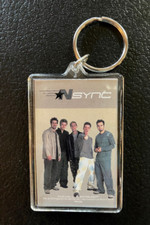 Brand NEW vintage 2000 N'SYNC Key Ring *Winterland Brand *Price Sticker attached