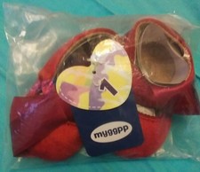 Brand New Baby's Size 1 Adorable Red Bow tie Shoes