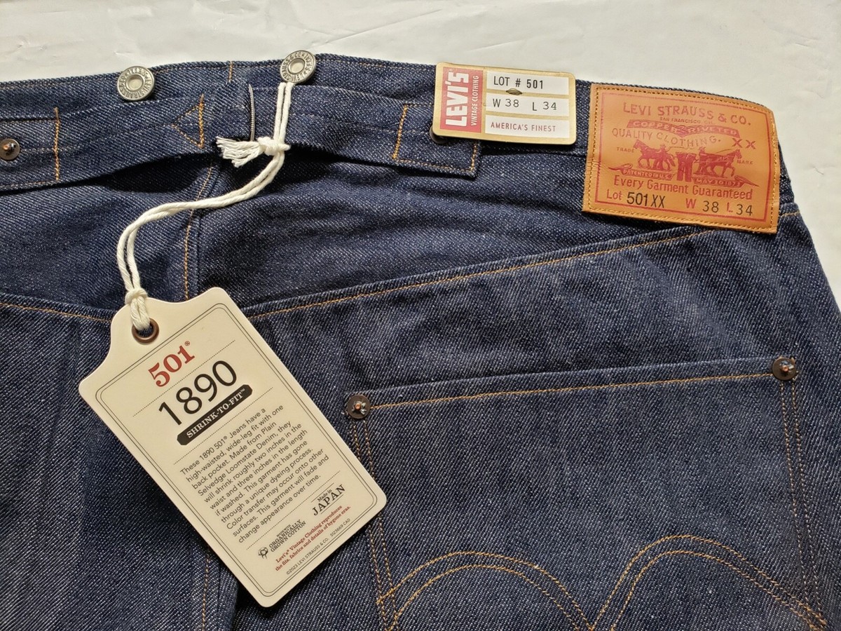 LEVI'S 1890 501 xx MADE in JAPAN Selvedge 1933 LVC Vintage