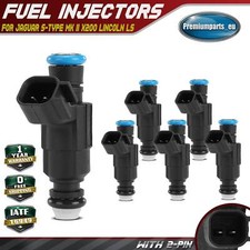 6x Fuel Injectors for Jaguar S-Type MK II X200 Lincoln LS 1998-2008 12581682 New