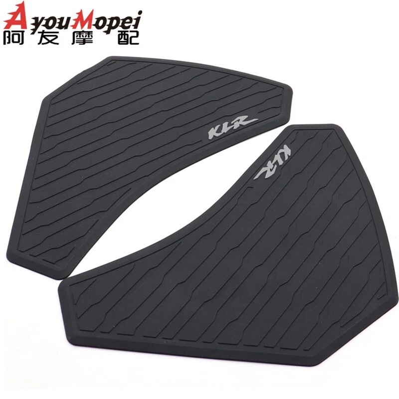 Almohadilla de tanque de combustible 2 piezas para Kawasaki KLR650 2022-2024 protector de tanque empuñadura de rodilla KLR650 Foto 4 de 4