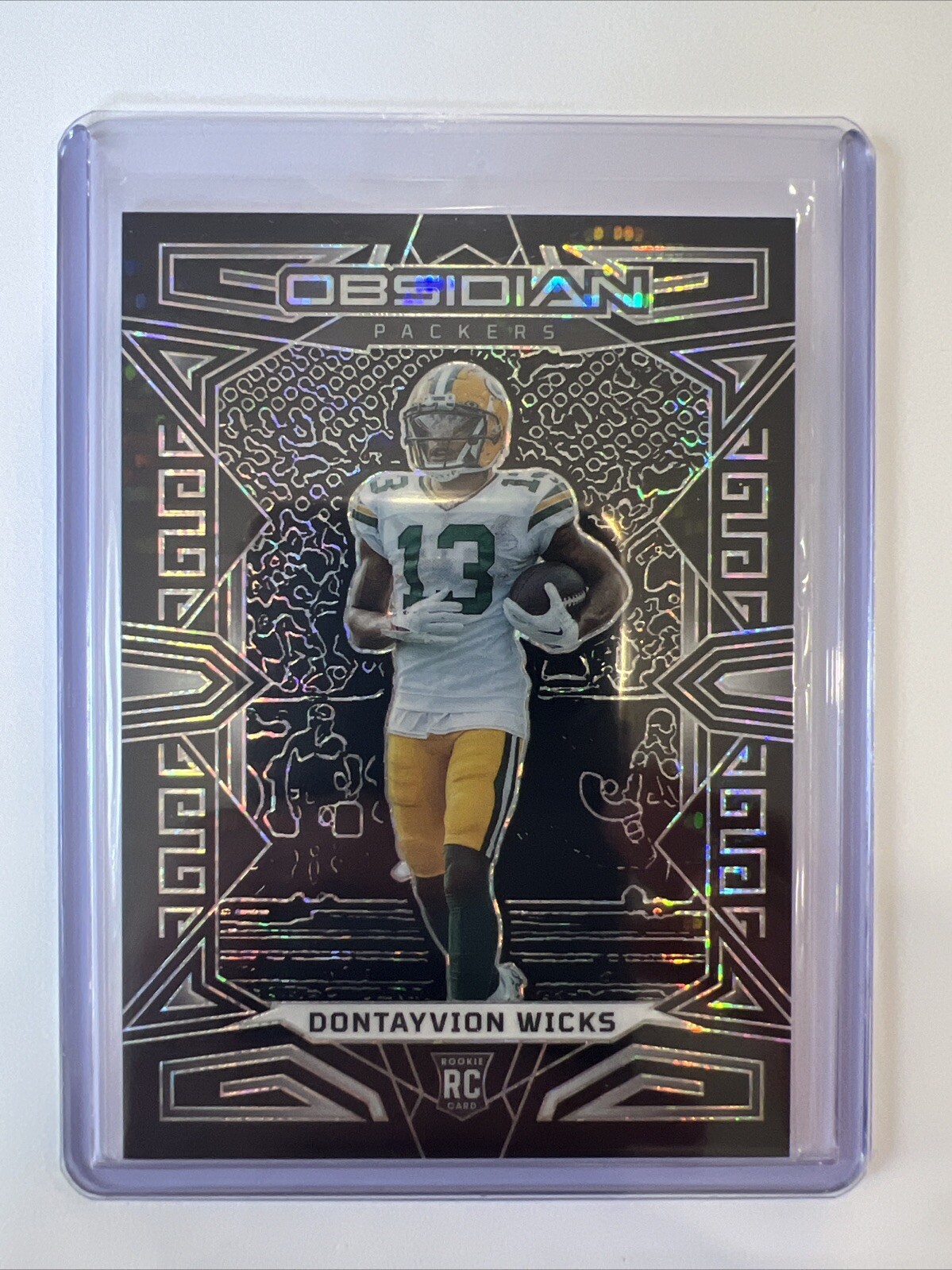 2023 Panini Obsidian International Dontayvion Wicks RC No. 138