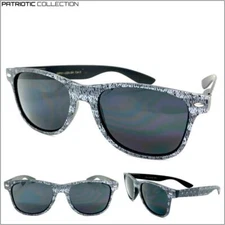 Classic 80's Retro PATRIOTIC SUN GLASSES SHADES US USA American Flag Star Stripe
