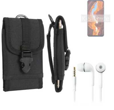 Gürteltasche für Wiko 10 + Kopfhörer Holster Schutzhülle Tasche Sleeve pouch