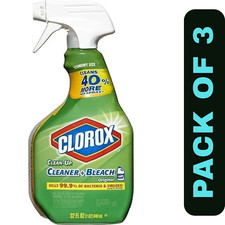 Clorox Clean-Up Cleaner with Bleach Spray Bottle, 32 fl oz (Pack of 3)