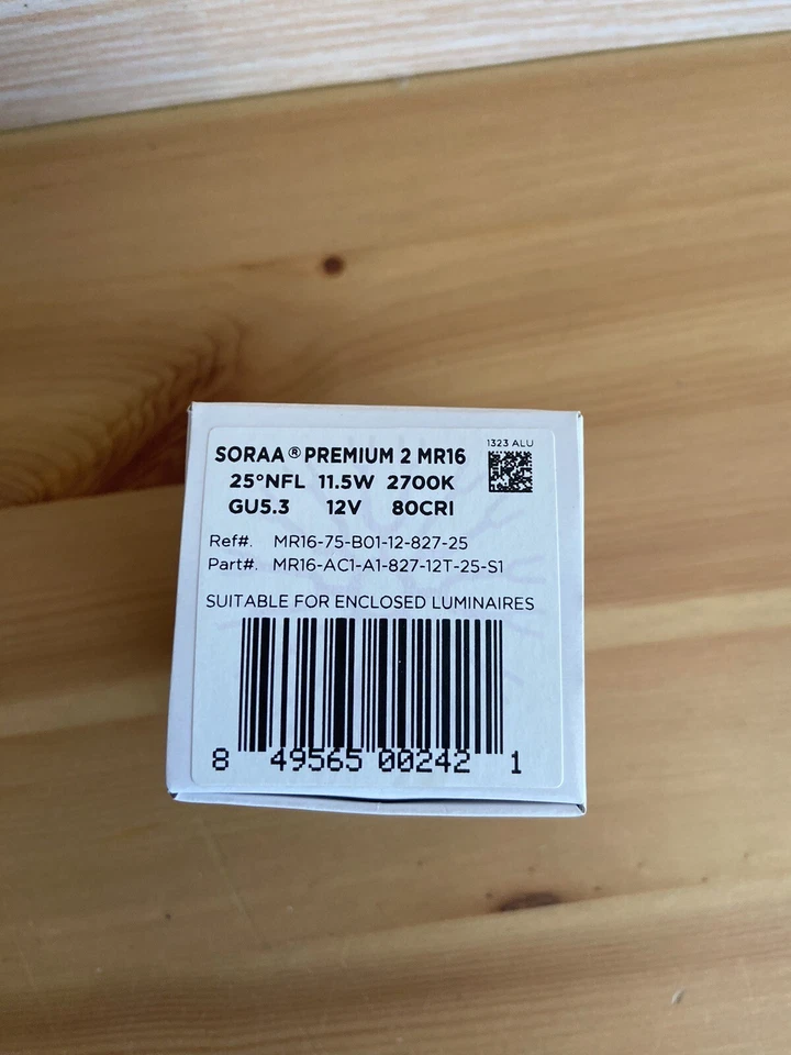 LED - SORAA PREMIUM 2 MR16-75-B01-12-827-25 2700 GU 5.3 11.5 W Lamp Light Bulb - Image 2 of 4