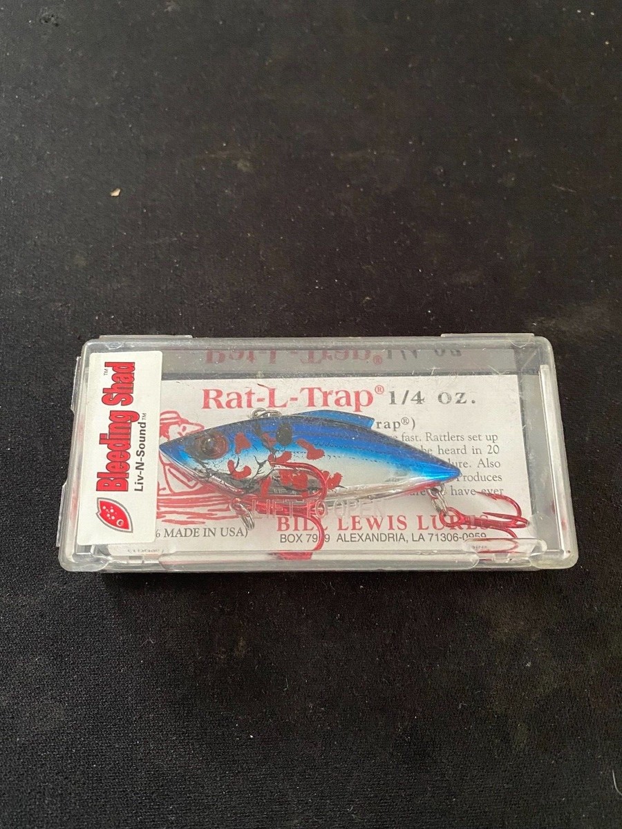Leurre Vintage Bill Lewis Rat-L-Trap 1/4 Oz – Couleur Rare
