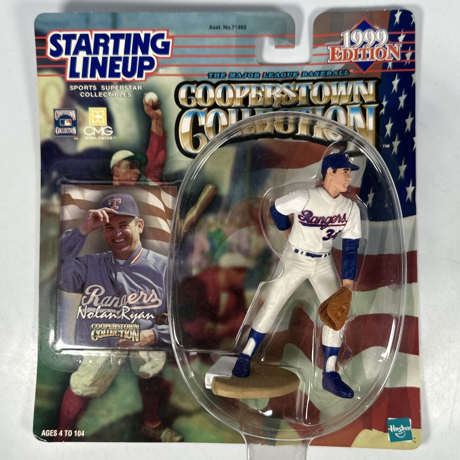 1998 Starting Lineup | MLB - Cooperstown Collection | Nolan Ryan Display Figure