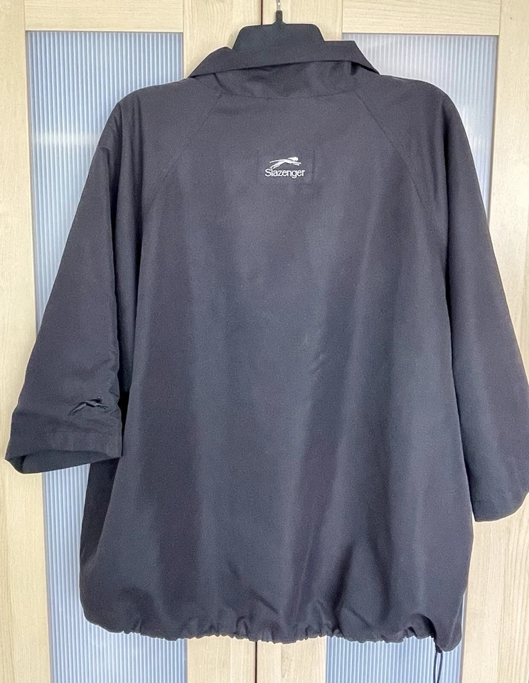 Chaqueta de golf Slazenger resistente al viento y la lluvia grande cortavientos pulóver superior Foto 4 de 4
