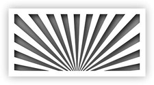 Sun Ray Sunshine Stencil - Choose a Size - Laser-Cut Reusable Plastic