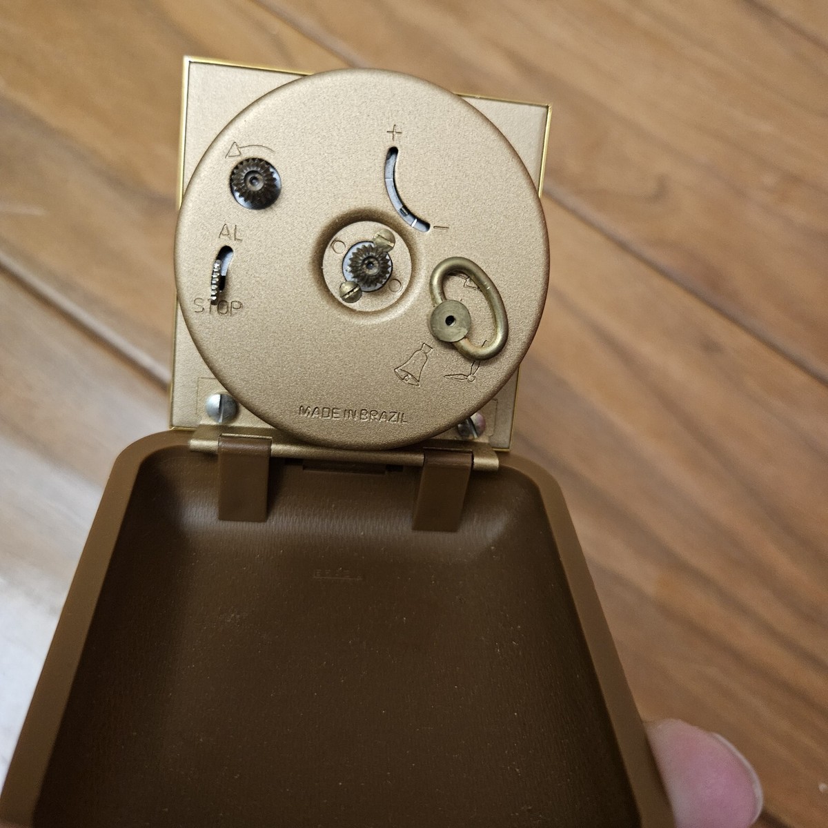 Vintage Westclox Mechanical Travel Clock Made in Brazil | eBay