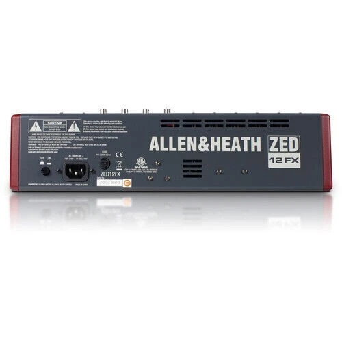 Allen and Heath ZED-12FX 12-Channel Mixer with USB & Effects (MINT) - Image 4 of 4