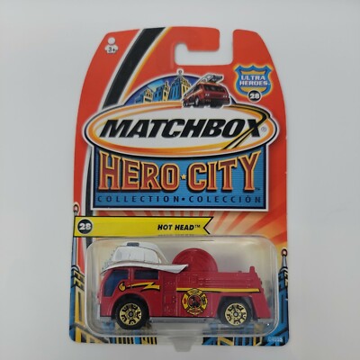 Matchbox Hero City Collection Hot Head #28 Mattel Red