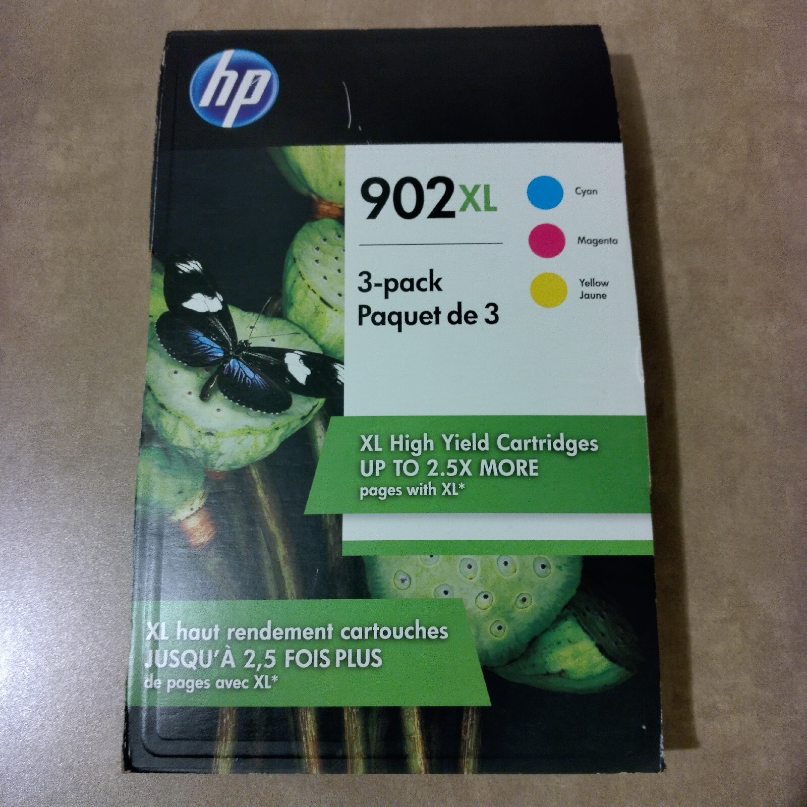 Cartucce D'inchiostro Originali HP 902XL Giallo Ciano Magenta - Foto 5