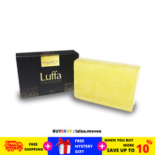 80g FLUFFY LUFFA Body Scrub Soap REMOVE DIRT Dark Spots Dead Skin Cells
