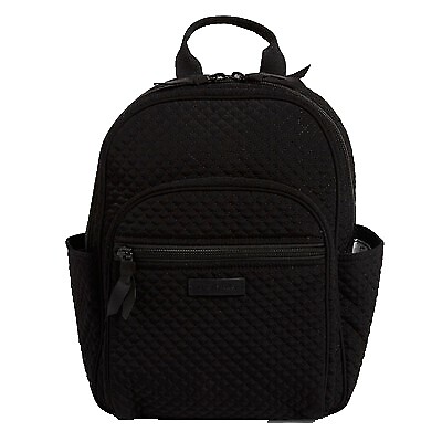 Vera Bradley Espresso Brown Quilted Microfiber Backpack  display picture 3