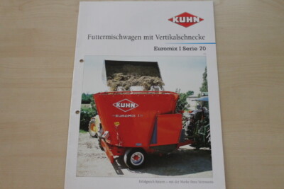 157822) Kuhn feed mixer Euromix I series 70 brochure 06/2004