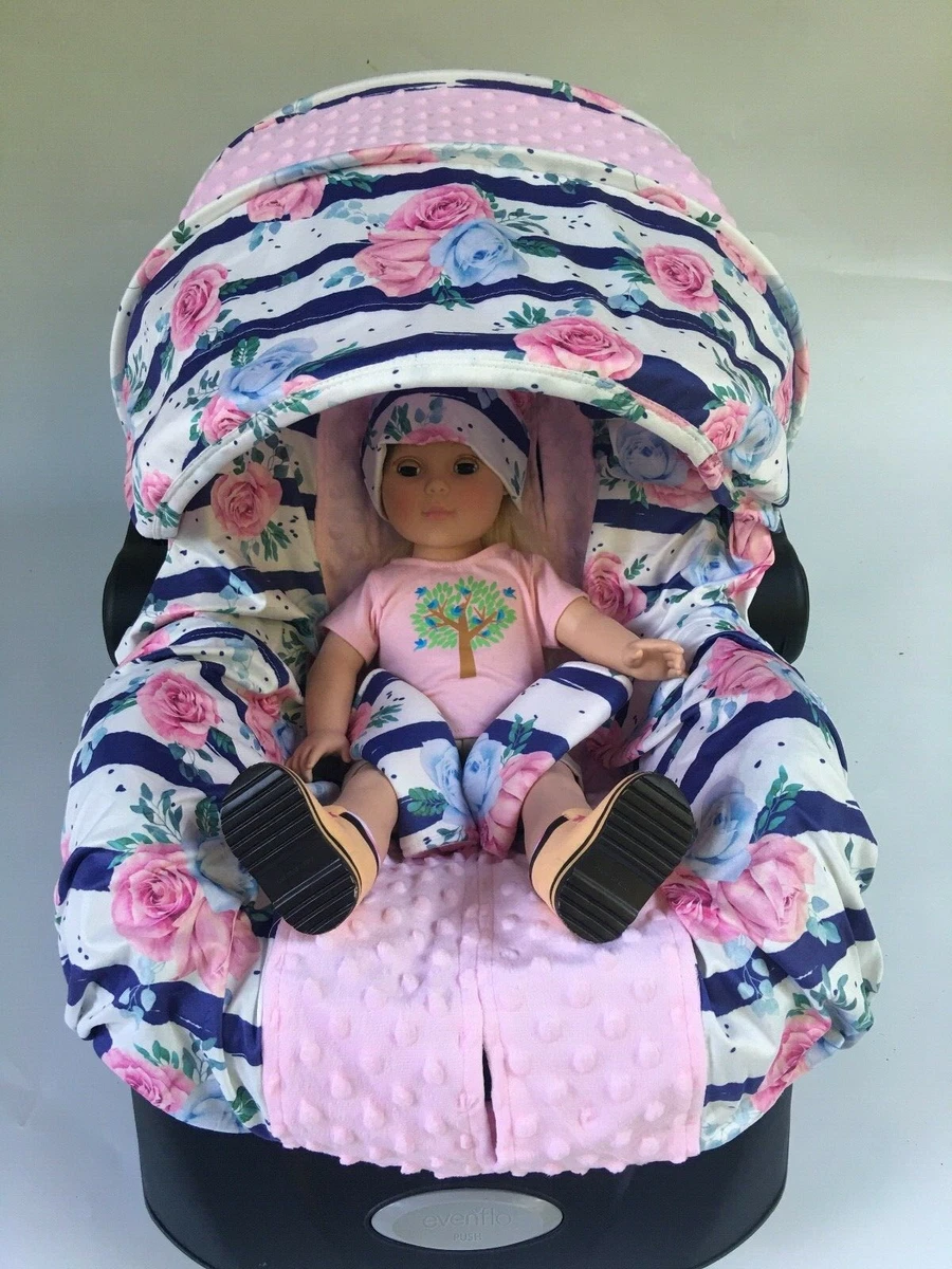 Baby car seat cover canopy Carrying nursing Multi cover Beanie 7PC