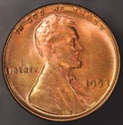 1953  LINCOLN CENT BU FRESH FROM AN ORIGINAL ROLL-TONED! LOT AA-4804