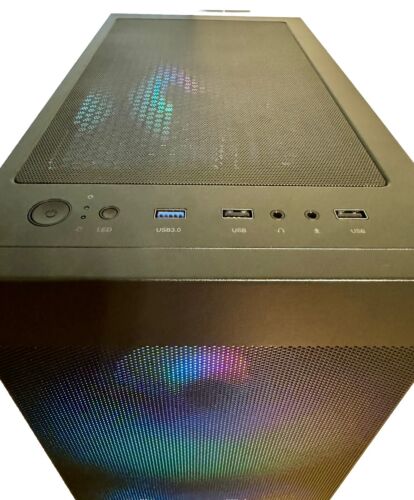 RGB Custom Gaming PC / Ryzen 2700X RTX 2070 16GB RAM 1TB SSD Windows 11 Pro WiFi - Picture 4 of 13