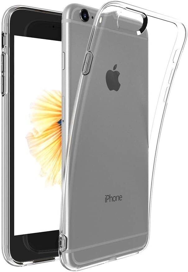 For  APPLE IPHONE 6 SHOCKPROOF TPU CLEAR CASE SOFT SILICONE GEL BACK SLIM COVER
