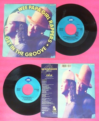 LP 45 7'' WEE PAPA GIRL RAPPERS Get in the groove Step up 1990 italy no cd mc dvd