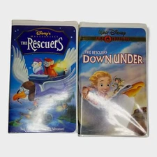 Disney The Rescuers Down Under Clamshell VHS Videos Set