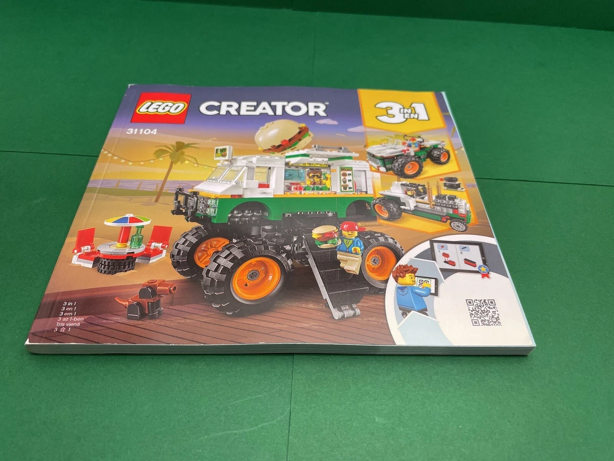 Monster burger truck lego instructions new arrivals