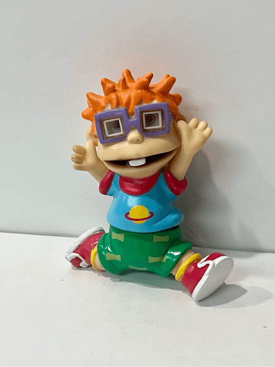 Rugrats Chuckie Squeeze Light Up Keychain Vintage 1997 Nickelodeon