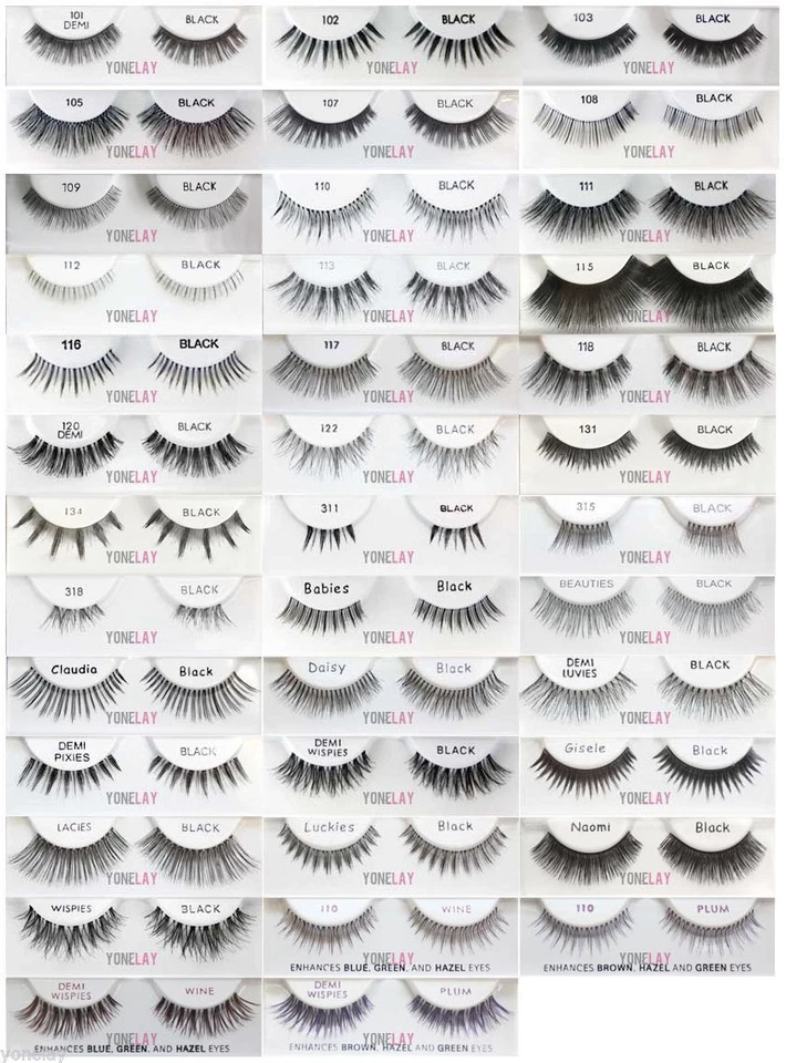 Lot 12 Pairs - ARDELL False Eyelashes Fashion Lash Fake Eye Lashes Invisibands - Image 1 of 1