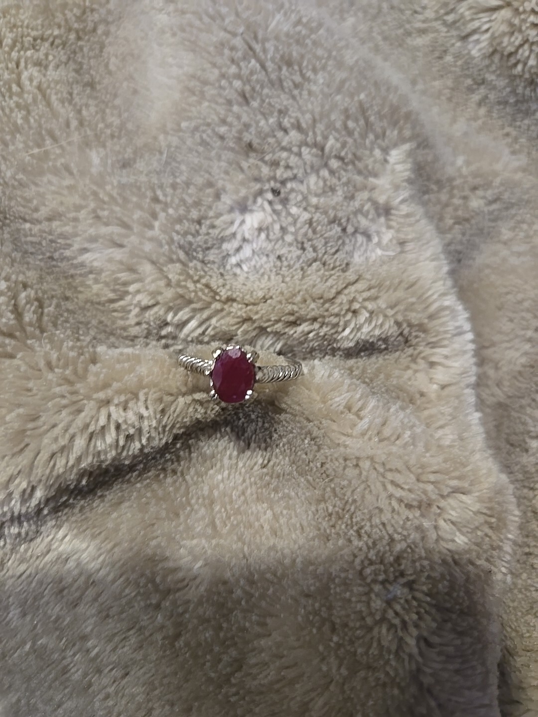 Ruby Ring 925 - image 1