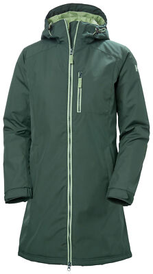 HH Helly Hansen Women Belfast Long Winter Jacket 62395 darkest spruce Damen Wint