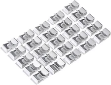 CZC AUTO 25PCS Trailer Frame Wire Clips - Mount Light Silver 