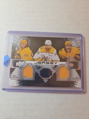 2022-23 Upper Deck Premier Triple Jersey Relics /49 Matt Duchene Roman Josi 0y1z