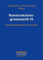 Konstruktionsgrammatik Ix, SöRen Stumpf