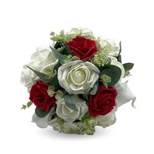 Artificial Wedding Flowers Silk Bridesmaids Bouquet Posy in 74 Colours & Designs