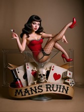 Sailor Jerry Tattoo Mans Runin 14 x 11" Photo Print