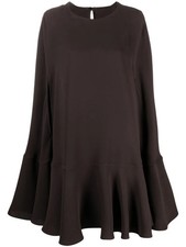 Valentino Garavani Silk Cape Dress
