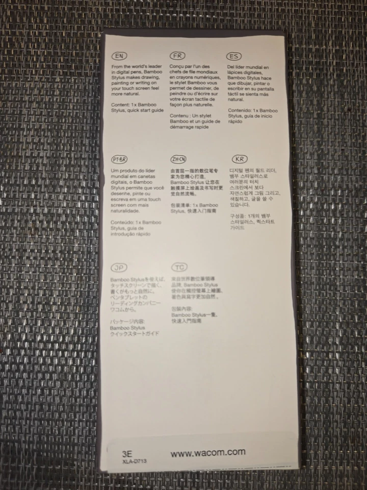 NIB! WACOM BAMBOO Stylus Duo CS110K Pen Black - Image 2 of 3