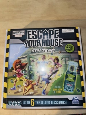ESCAPE ROOM Spy Team Fun Strategy Family Edition BOARD GAME Escape Your House