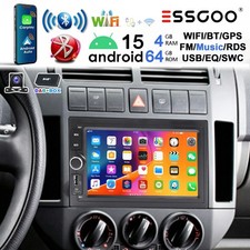 Carplay Für VW Polo 9N Golf 4 Passat B5 T5 Android15 Autoradio GPS KAM WIFI DAB+