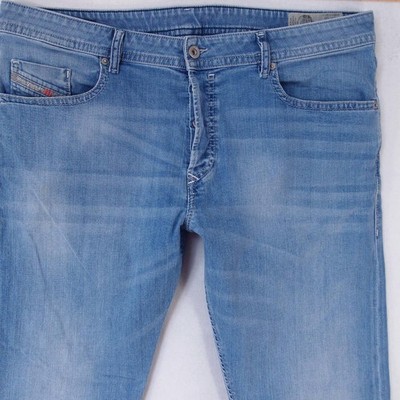 Herren Jeans Diesel BUSTER 084QN Stretch Slim Tapered Blau W38 L30