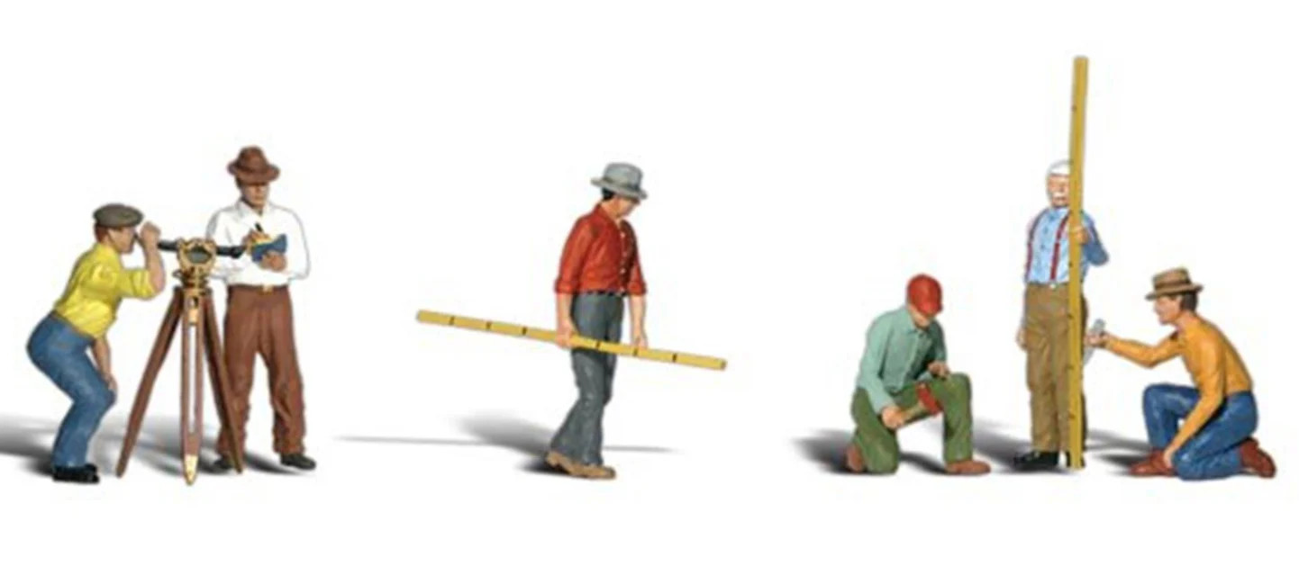 Woodland Scenics WA1883 A1883 Scenic Accents - Surveyors - HO Scale