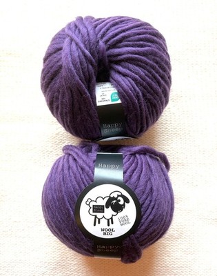 2 Knäuel x 100g Happy Sheep : Wolle groß : 100% Wolle : Farbe 15