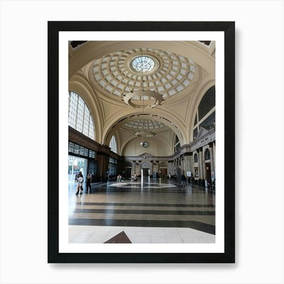 Gare du France Station Art Print Framed Wall Art Poster Canvas Print Picture