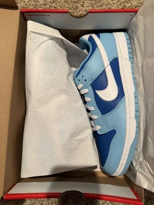 Nike Dunk Low Retro QS Argon Blue White Shoes DM0121-400 Mens Sizes - Brand New!