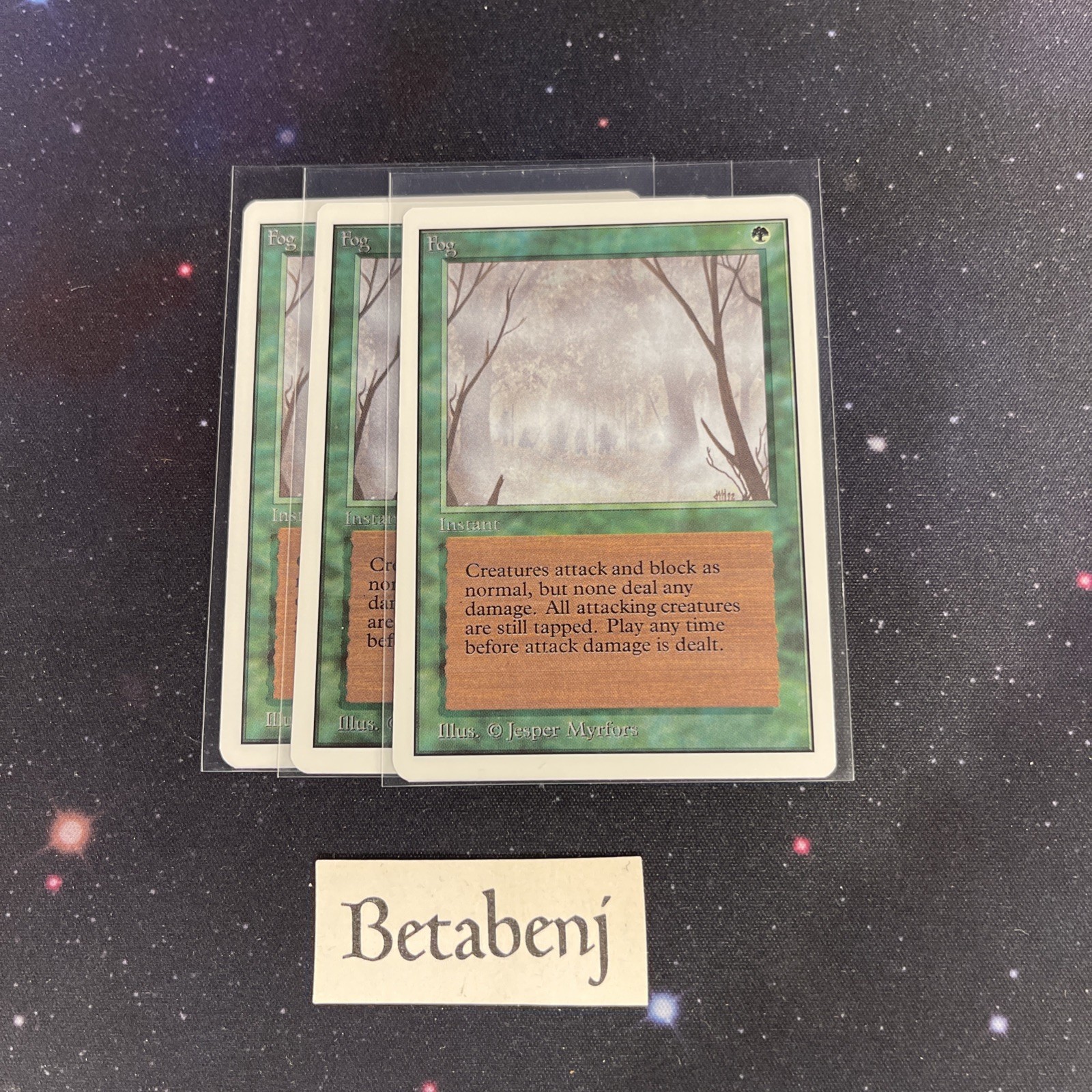 1x MTG Unlimited Fog from Estate Collection